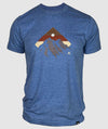 Alpenglow T-Shirt ~ Tri Blue