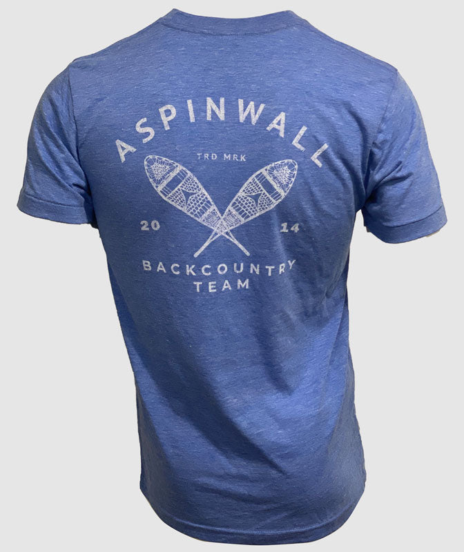 Backcountry Team T-Shirt ~ Heather Lake Blue