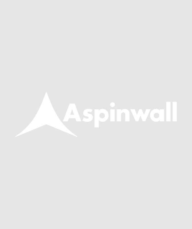 Aspinwall Trademark Vinyl Decal ~ White