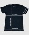 Trademark Distressed Heavy T-Shirt ~ Black / Salmon