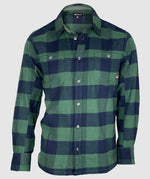 Timberline Flannel Mens ~ Green / Navy