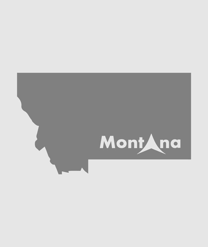 Summit Montana Vinyl Decal ~ Gray